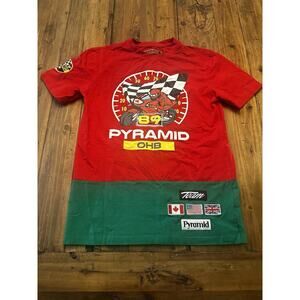 Blac Pyramid Motocross Racing T-shirt Men’s Size Small Patch Race Dirt Bike